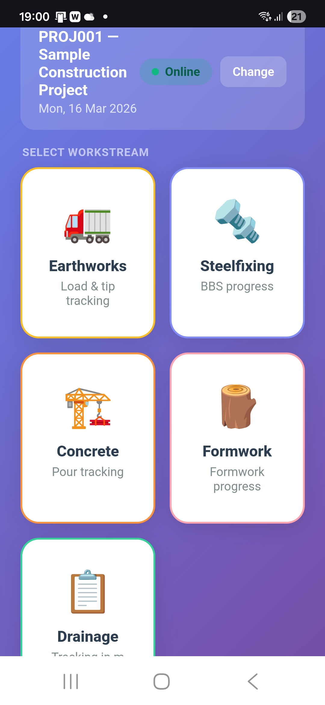 Neartime Pulse mobile operator app